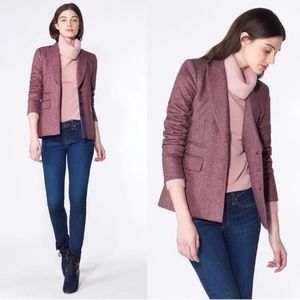 Veronica Beard Sterling placket dickey jacket blazer zippers for dickey